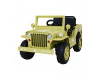 Retro katonai jármű bézs színben