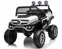 Gyermek Mercedes BENZ UNIMOG fehér elektromos kisautó