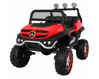 Gyermek Mercedes BENZ UNIMOG piros elektromos kisautó