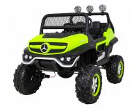 Gyermek Mercedes BENZ UNIMOG zöld elektromos kisautó