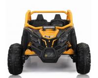 Buggy SR SUPER 66 kétszemélyes akkumulátoros autó citromsárga színben