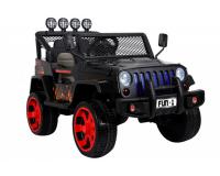 Raptor DRIFTER 4 x 4 fekte akkumulátoros autó lángok motívummal