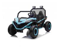 Buggy UTV 4x4 FASTER kétszemélyes akkumulátoros terepjáró kék színben