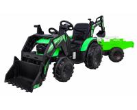 720-T Traktor pótkocsival zöld-fekete színben