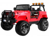 Monster Jeep elektromos kisautó  4*4 - piros színben