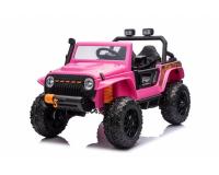 Jeep Monster elektromos gyermek jármű - rózsaszín