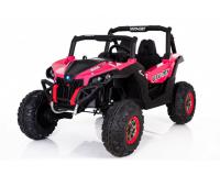 Buggy SuperStar 4x4 akkumulátoros autó rózsaszín színben