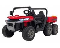 Farmer akkumulátoros teherautó - piros