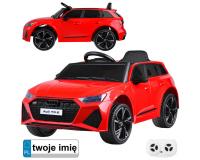 AUDI RS 6 akkumulátoros egyszemélyes autó piros színben