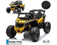 Buggy Can-am egyszemélyes akkumulátoros autó sárga színben