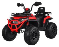 Akkumulátoros quad 4x4 meghajtással piros színben