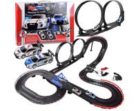 Autópálya 2 versenyautóval gázfunkciós távirányítókkal - 8 m hosszú