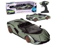Lamborghini Sian távirányítós luxus sportautó zöld színben