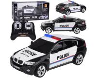 BMW X6 távirányítós rendőrautó fekete színben