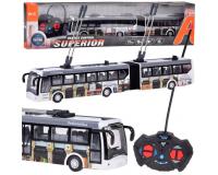 Távirányítós városi csuklós trolibusz fényeffektusokkal