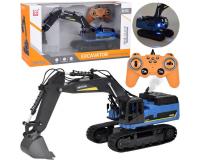 Távirányítós markoló hang és füsteffektussal - kék színben