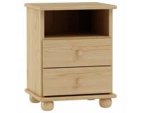 Vénusz éjjeliszekrény - fenyő színben