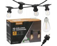 Garden Garland Filame kerti dekorációs fényfüzér / világítás 230V 10 M 10 LED meleg fehér