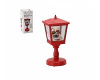 Karácsonyi Mini Lámpás LED  – Piros Hóemberrel