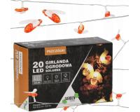 Garden Line méh formájú napelemes kerti fényfüzér - meleg fehér fényű 5,8M