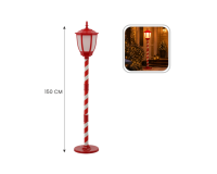Piros-fehér LED-es karácsonyi lámpás 30 x 30 x 150 cm