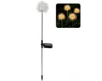 Garden Line Pitypang alakú napelemes lámpa 10 x 10 x 68 cm -meleg fehér fényű