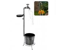 Garden Line Napelemes csap virágtartóval 60 cm - meleg fehér fényű