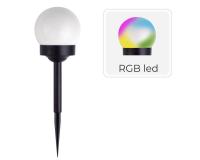 Garden Line napelemes gömb szolár lámpa 10 x 10 x 33 cm -színes