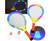 Világító tollaslabda készlet