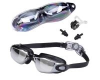 Úszószemüveg orrcsipesszel, füldugóval fekete színben