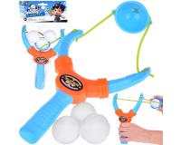 Műanyag labda csúzli 3 labdával