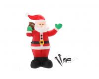 Felfújható mikulás  LED fénnyel - 180 cm