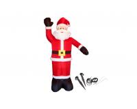 Felfújható Mikulás LED világítással – 270 cm, kültéri karácsonyi dekoráció