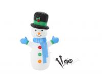 Felfújható LED-es Hóember Dekoráció – 120 cm