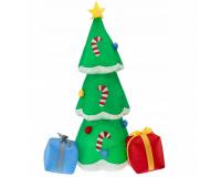 Felfújható világító karácsonyfa 180 cm karácsonyi dekoráció