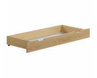 Ágyfiók, ágyneműtartó 70 x 140 cm - fenyő színben