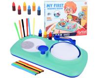 Az első rajzdobozom! - másolós rajztábla spirográffal