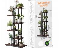 Virágtartó állvány - fekete színben (113 cm)