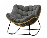 XXL hintaszék - kertbe, teraszra és belső térbe - sötétszürke