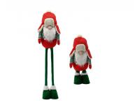 Skandináv Manó Sapkában Karácsonyi Állítható Lábakkal 65-117 cm