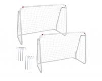 2 darab foci kapu készlet hálóval 124 x 96 x 61 cm