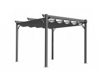 Szürke kerti pergola - 3 x 4 méter