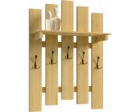 Harmony fogas 5 akasztóval 61x21,5x88,5 cm - fenyő színben