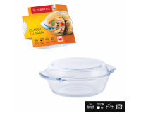 Kerek sütőtál 2,4 L fedővel