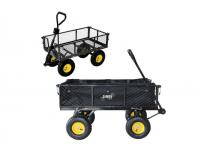 KETTŐS FUNKCIÓS KERTI KOCSI - FEKETE