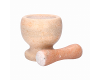 Bézs Márványmozsár – 10 x 11 cm