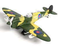 Supermarine Spitfire brit harci repülőgép zöld színben