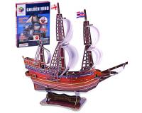 108 darabos 3D puzzle - Golden Hind hajó