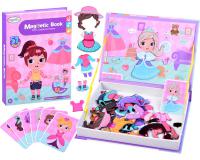 Mágneses baba öltöztetős puzzle kirakó - készség fejlesztő játék