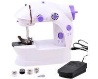 Mini lábhajtású játék varrógép kiegészítőkkel